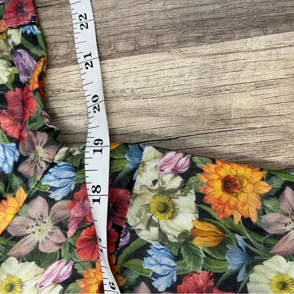 NWT Ivy City Co Red and Pink Midi Puff Sleeve Sundress Size 8 - Picture 15 of 17